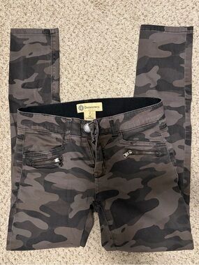 Democracy Camo Skinny Pants - Black, Gray & Taupe